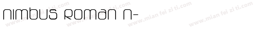 nimbus roman n字体转换